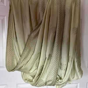 Designer-wear Saree with embroidery work